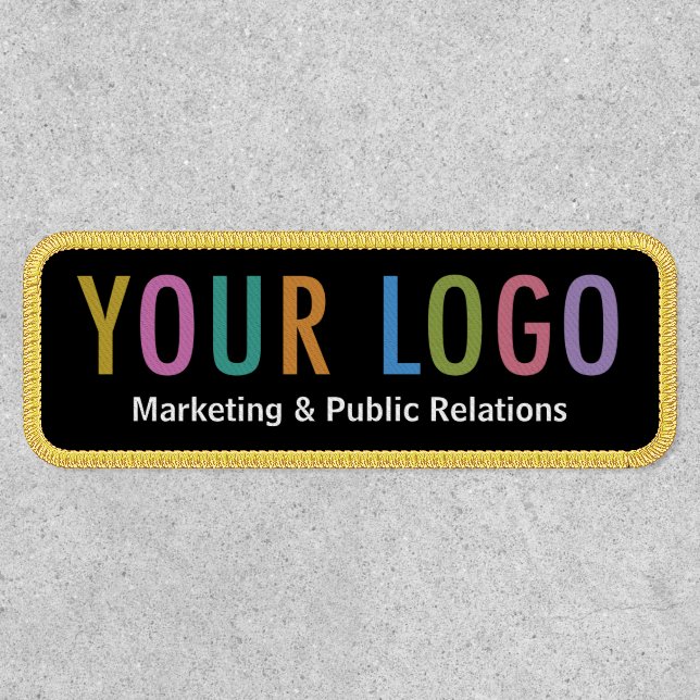 Rectangle Patch with Business Logo No Minimum (Front)