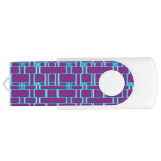 Rectangle Pattern Gradient 6 Flash Drive