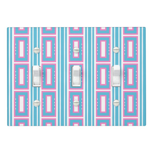 Rectangle Pattern Light Switch Covers (In Situ)