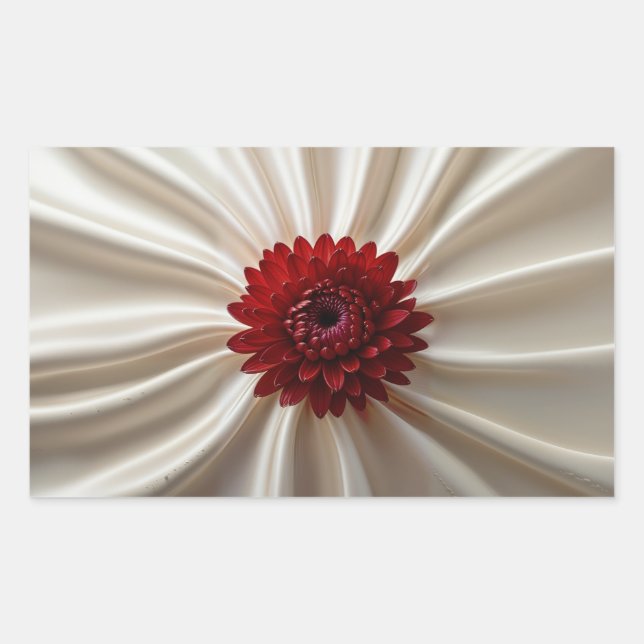 Rectangle sticker with Japanase Colors (Front)