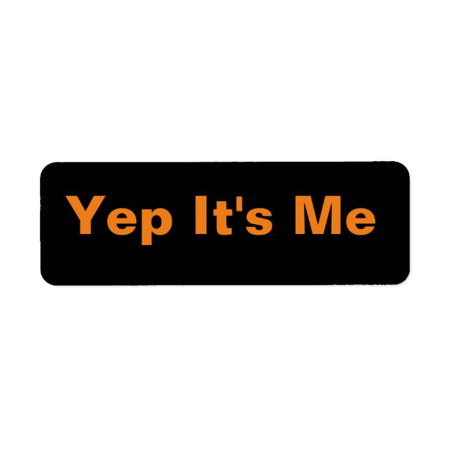 Rectangle sticker with logo (Front)