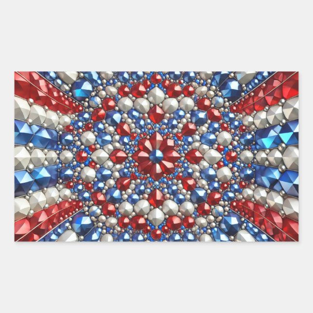 Rectangle sticker with Netherlands Colors (Front)