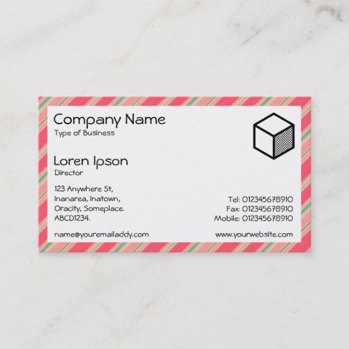 Rectangle _ Stripes 310515 08 Business Card