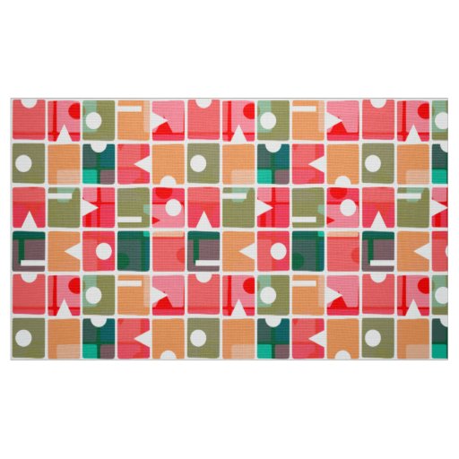 Rectangles Abstract 120623 Fabric