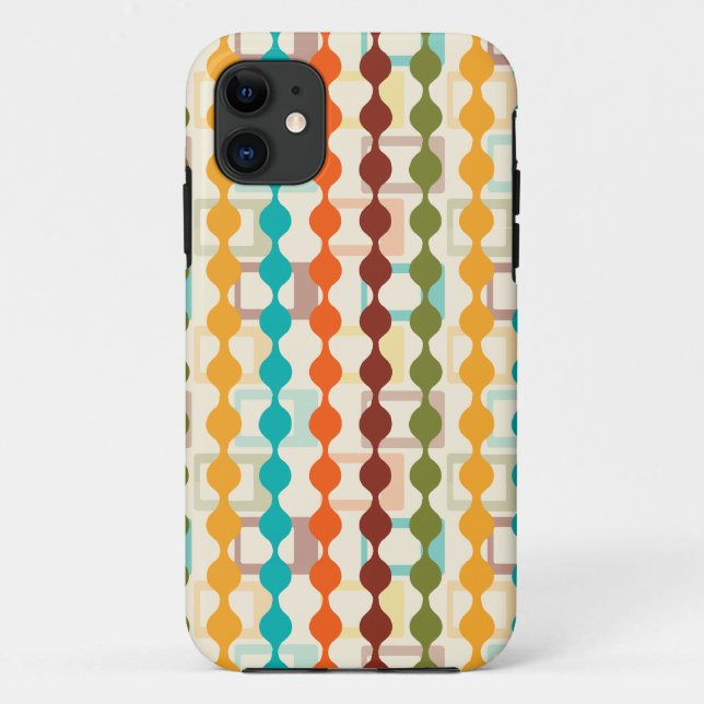 Rectangles and Chains  Case-Mate iPhone Case (Back)