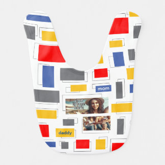 Rectangles Baby Bib