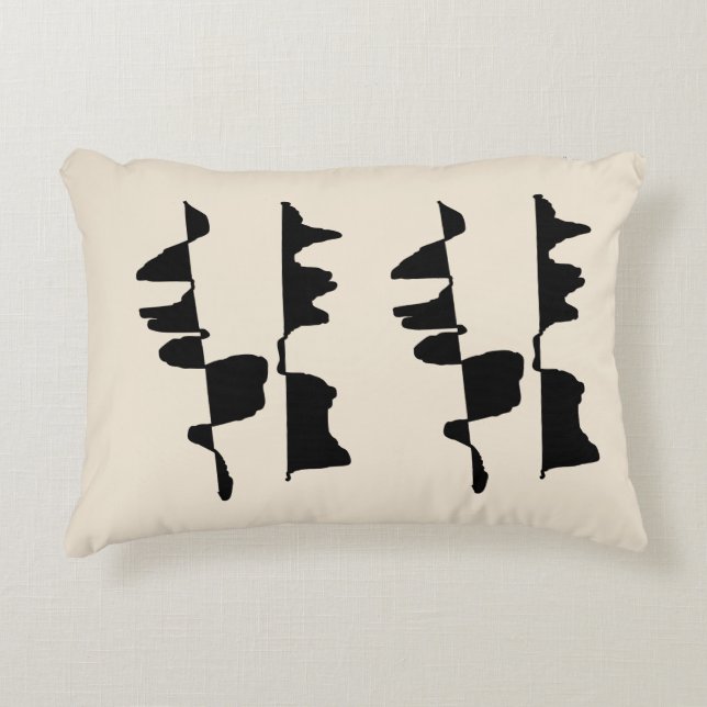Rectangular Cushion - Dual Face Abstract (Front)