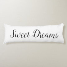 Rectangular cushion with Sweet Dreams