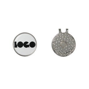 Rectangular logo Company White Business Club Brand Golf Hat Clip