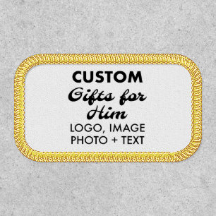 RECTANGULAR PATCH Custom Gifts for Him
