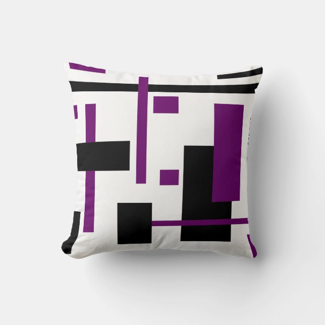 Rectangular Pattern 13 Throw Pillow (Front)
