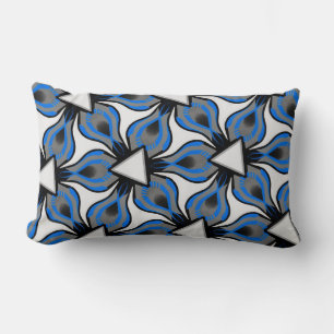 Rectangular pillow Jimette Design Turquoise gray w