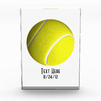 Rectangular Tennis Trophy Acrylic Award