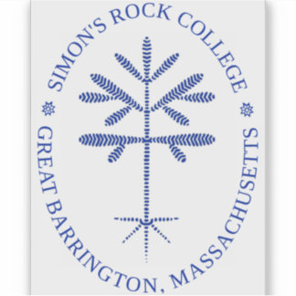 Rectangular Vinyl Blue Seal Decal