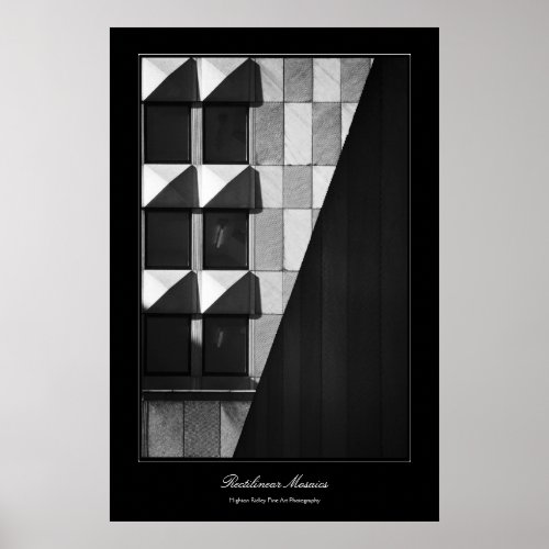 Rectilinear Mosaics Fine Art gallery_style Poster