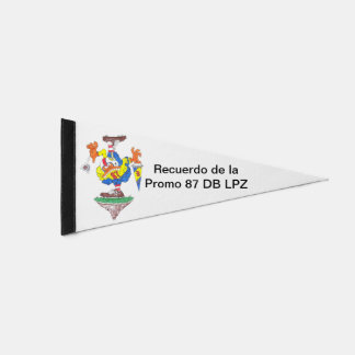 Recuerdo de la promo 87 DB LPZ Pennant Flag