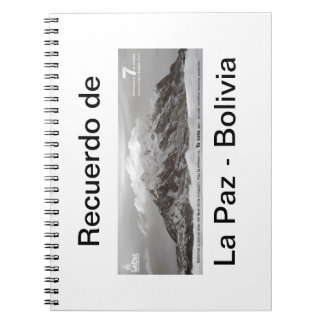 recuerdo de Las Paz Notebook