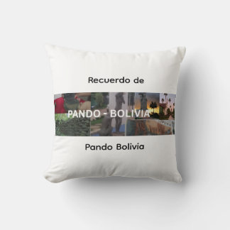 Recuerdo de Pando Bolivia Throw Pillow
