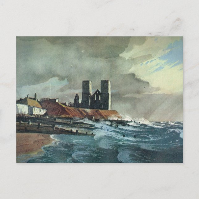 Reculver Towers, Thanet, Kent Postcard (Front)