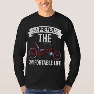 Recumbent Bike Gift Bicycle Trike Biker T-Shirt