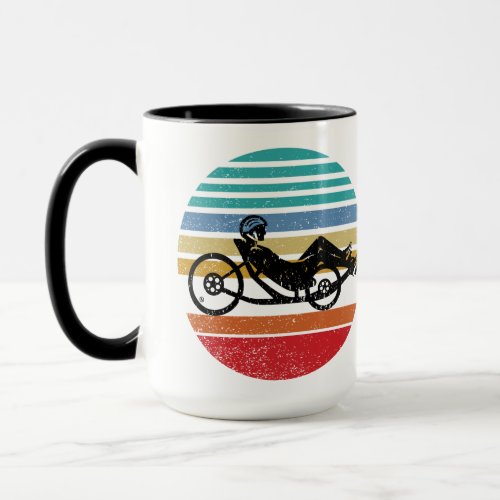 Recumbent Rider _ Vintage Mug