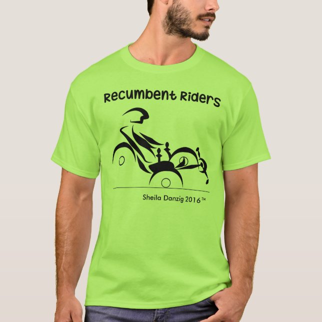 Recumbent Riders Trikes T-Shirt (Front)