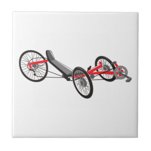 Recumbent Trike Ceramic Tile