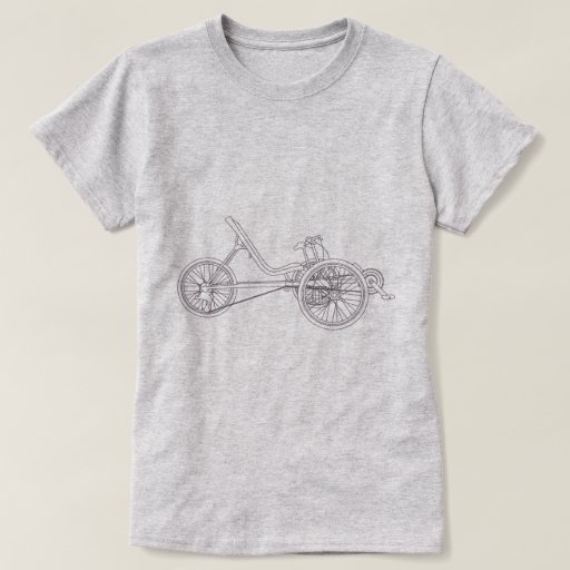 Recumbent Trike Light T-Shirt | Zazzle