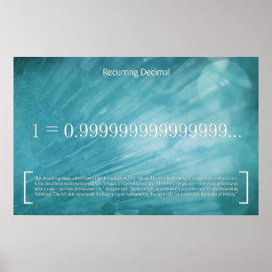 Recurring Decimal - Math Poster