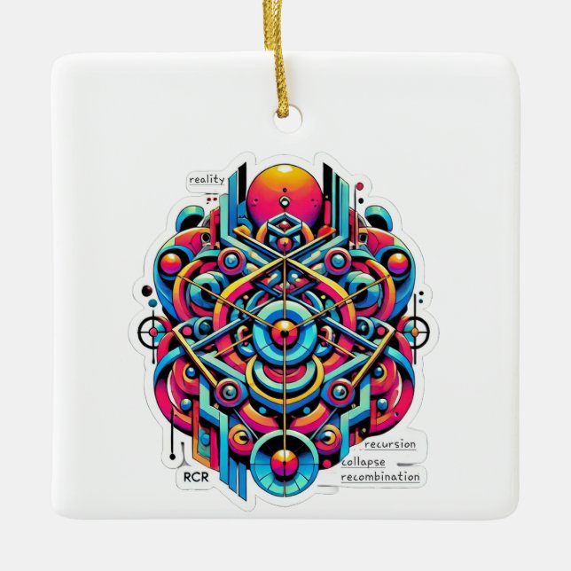 Recursion, collapse, and recombination Ornament (Front)