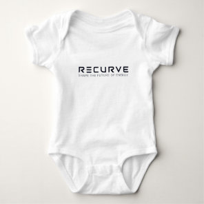 Recurve baby one piece bodysuit