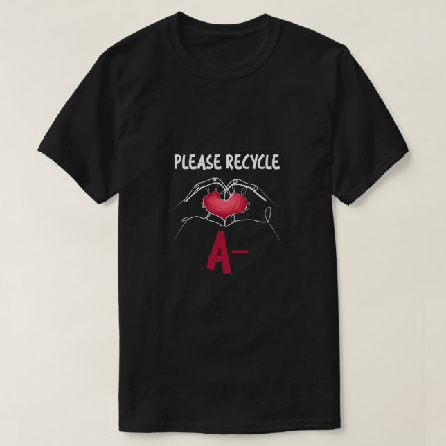 Recycle A- Medical Specialist Gift T-Shirt (Design Front)
