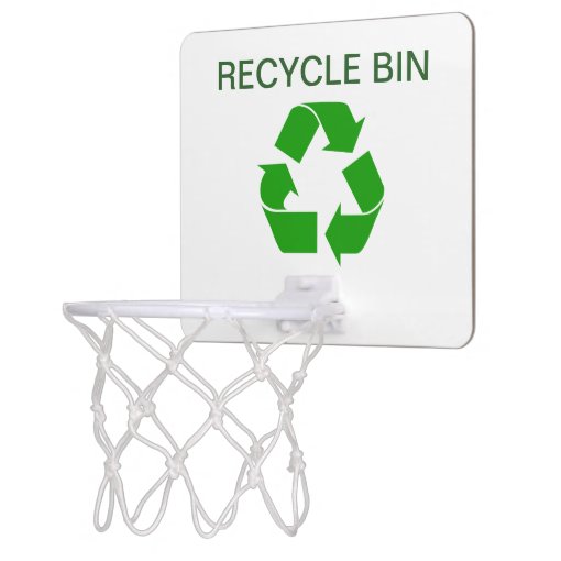 Recycle Bin Basketball Hoop Zazzle
