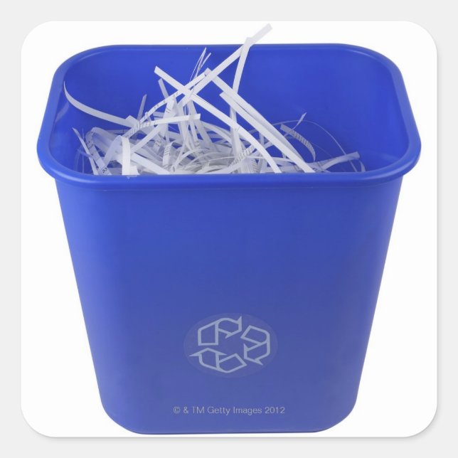 Recycle Bin Square Sticker (Front)