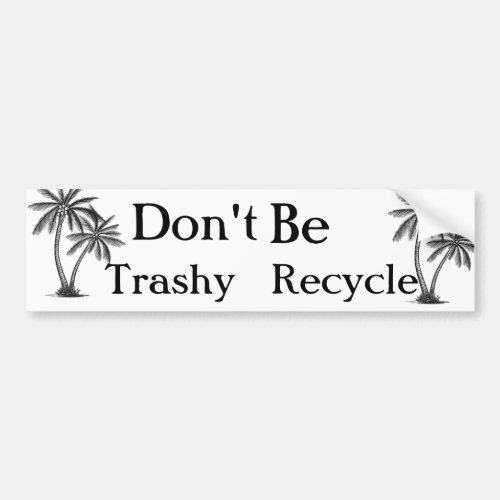 Recycle Bumper Sticker
