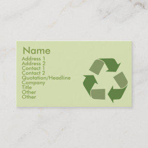 Recycle - Business Card