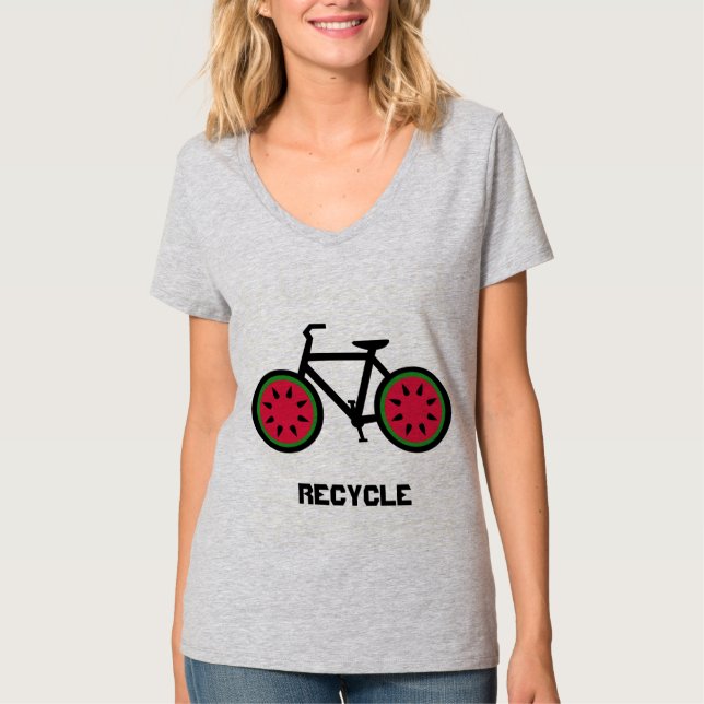 Recycle bycycle tshirt (Front)