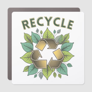 Recycle  car magnet