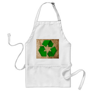 Recycle - Crumpled Paper Adult Apron