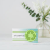 Recycle Design Business Card (Standing Front)