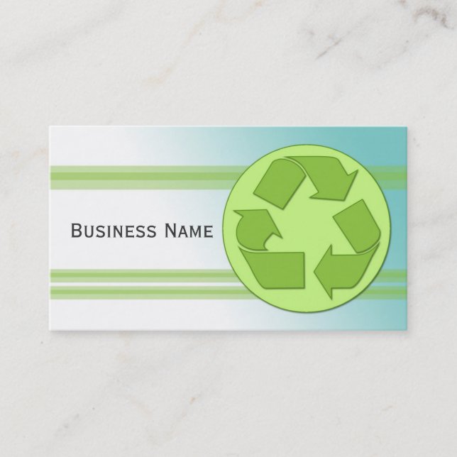 Recycle Design Business Card (Front)