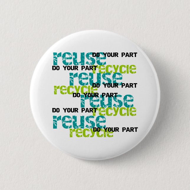 Recycle Do Your Part Button (Front)