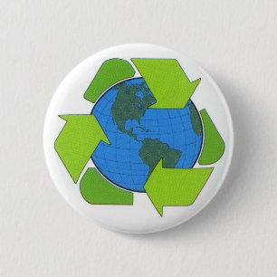 recycle earth button