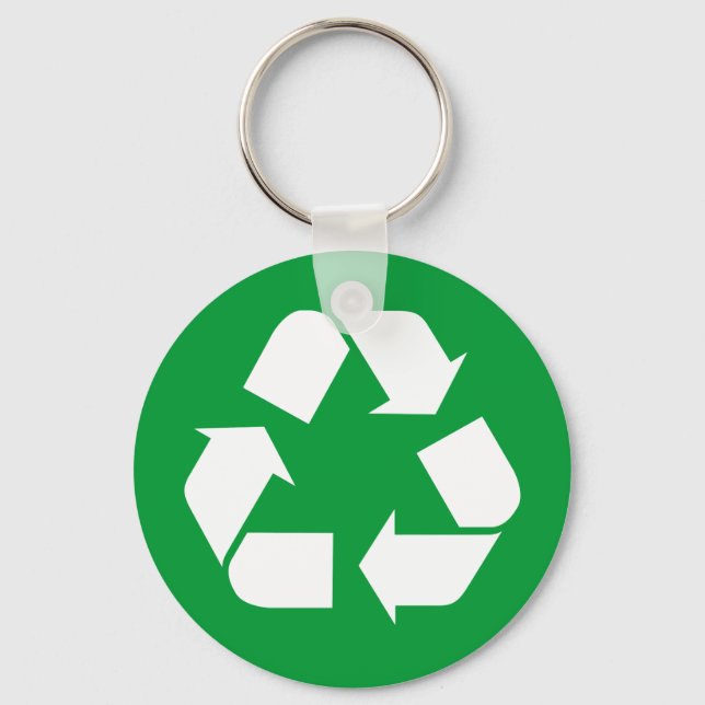 Recycle - Earth Day Keychain (Front)