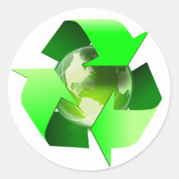 Recycle Earth Day Sticker