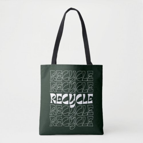 RECYCLE Earth Day Tote Bag