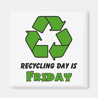Recycle Friday Magnet
