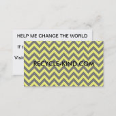 Recycle-Kind Pay it Forward Cards (Front/Back)