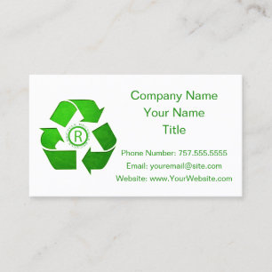 Recycle Logo by Shirley Taylor Business Card