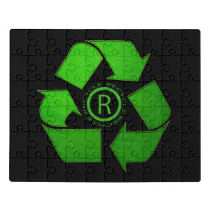 Recycle Logo by Shirley Taylor Jigsaw Puzzle
